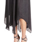 Michael Kors Women's Asymmetrical Maxi Skirt Black Size Small