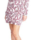 Michael Kors Women's Paisley Print T-Shirt Dress Pink Size X-Large