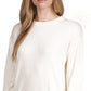Michael Kors Women's Button Trim Sweater White Size Petite Medium