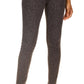Michael Kors Women's Leopard Print Straight Skinny Jeans Gray Size 10Petite