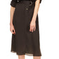 Michael Kors Women's Roll Sleeve Utility Dress Black Size Large