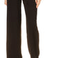 Michael Kors Women's Split Neck Button Jumpsuit Black Size X-Large
