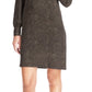 Michael Kors Women's Long Sleeve Mini Shirtdress Green Size Large