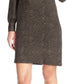 Michael Kors Women's Long Sleeve Mini Shirtdress Green Size Large