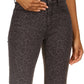Michael Kors Women's Leopard Print Straight Skinny Jeans Black Size 8
