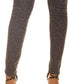 Michael Kors Women's Leopard Print Straight Skinny Jeans Black Size 8