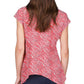 Michael Kors Women's Zebra Hank Hem Chain Top Pink