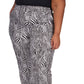 Michael Kors Women's Zebra Print Wide Leg Cargo Pants Black Size 3X