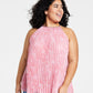 Michael Kors Women's Pleated Halter Top Pink Size 0X
