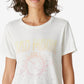 Lucky Brand Women's Bad Moon Rising Graphic Tee White Size Medium
