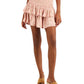 Lucky Brand Women's Floral Print Tiered Mini Skirt Pink Size Small