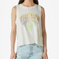 Lucky Brand Women's Give Love Muscle Tank Top White Size Medium