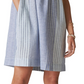 Lucky Brand Women's Sleeveless Cutout Babydoll Dress Blue Size X-Large