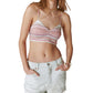 Lucky Brand Women's Striped Brami Matchback Top Purple Size X-Large