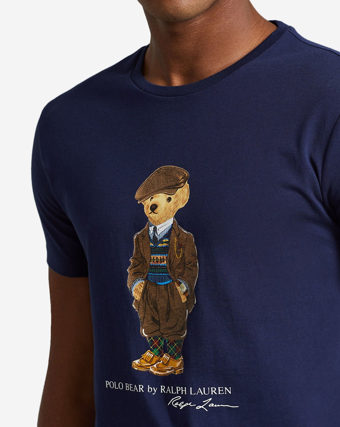 Ralph Lauren Men's Classic Fit Polo Bear T-Shirt Blue Size Small