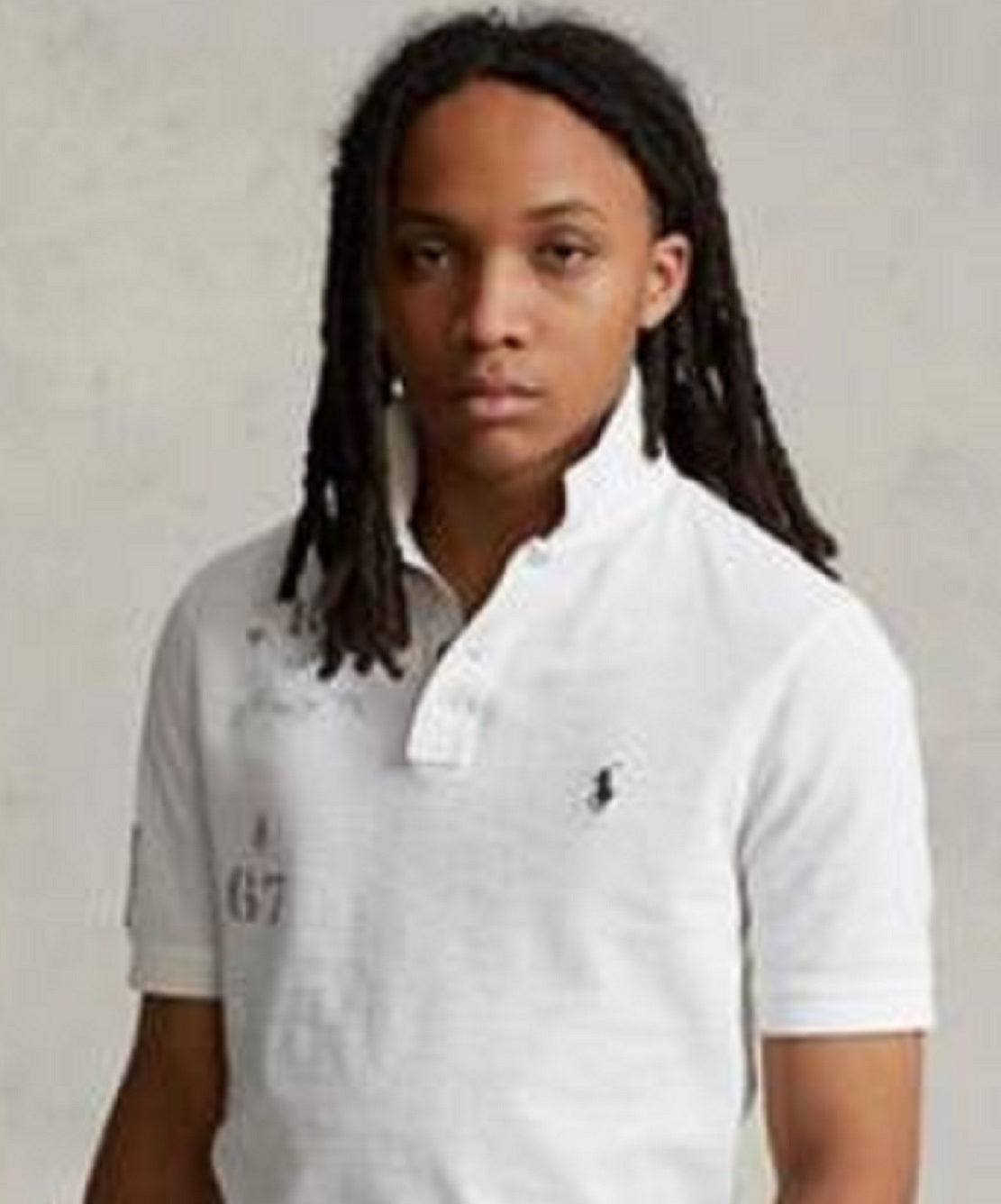 Polo Ralph Lauren Men's Classic Fit Cotton Mesh Polo Shirt White Size Large