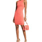 Michael Kors Women's Logo Print Tank Dress Orange Size Medium