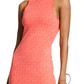 Michael Kors Women's Logo Print Tank Dress Orange Size Medium