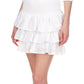 Michael Kors Women's Eyelet Tiered Skirt White Size X-Small