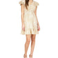 Michael Kors Women's Paisley Print Flutter Sleeve Mini Dress Size Medium