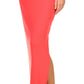Michael Kors Women's Three Ring Tank Maxi Dress Red Size Medium