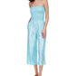 Michael Kors Women's Smocked Strapless Jumpsuit Blue