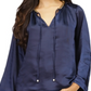 Michael Kors Bell Sleeve Chain Neck Top