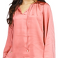 Michael Kors Bell Sleeve Chain Neck Top