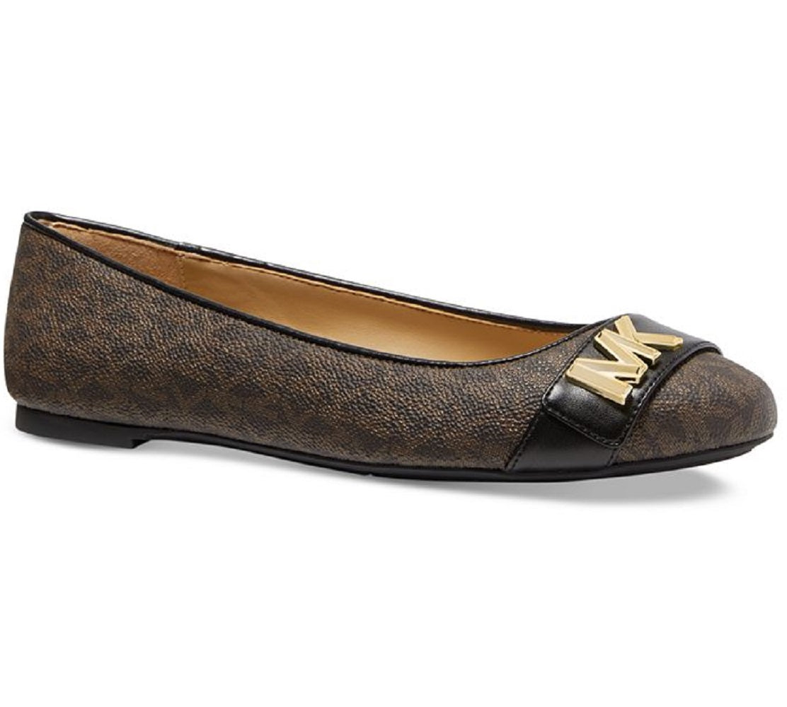 Michael Kors Women's Jilly Ballet Flat Brown Size 11