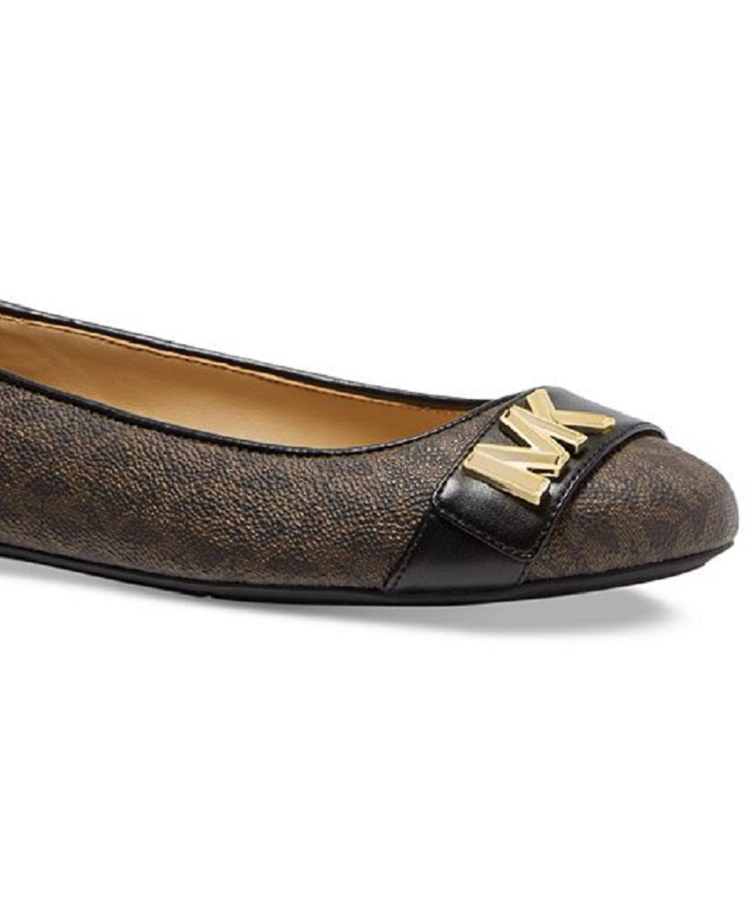 Michael Kors Women's Jilly Ballet Flat Brown Size 11