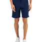 Michael Kors Men's Logo Tape Fleece Shorts Blue Size Large
