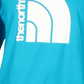 The North Face Men's Cotton Crewneck Graphic T-Shirt Blue Size XX-Large