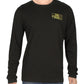 The North Face Men's Long Sleeve Cotton Graphic Tee Black Size Small