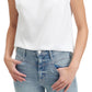 Splendid Women's Eco Jersey Pleated Shoulder Tank White Size Large