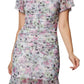 BCBGeneration Women's Ruched Mesh Mini Dress Pink Size 8