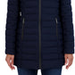 Nautica Women's Hooded Packable Puffer Coat Blue Size Large
