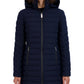 Nautica Women's Hooded Packable Puffer Coat Blue Size Large