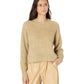 BCBGeneration Women's Fuzzy Pullover Crewneck Sweater Brown Size 12
