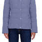 Nautica Women's Hooded Packable Puffer Coat Purple Size Small
