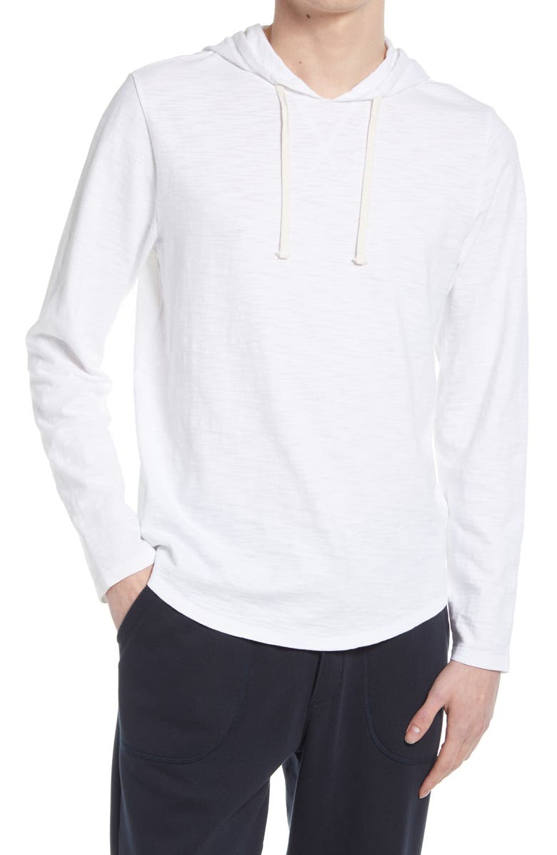 Vince Regular Fit Slub Hoodie - Cactus Bloom Color Size XX-Large