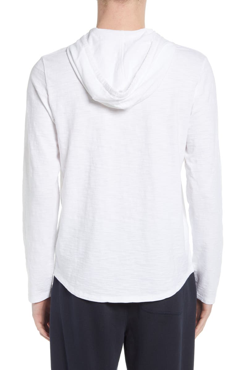 Vince Regular Fit Slub Hoodie - Cactus Bloom Color Size XX-Large