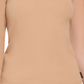 Calvin Klein Women's One Shoulder Turtleneck Top Brown Size Large