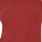 Calvin Klein Women's One Shoulder Turtleneck Top Red Size Small