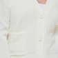 Calvin Klein Jeans Women's Cutout V Neck Cardigan White Size Small