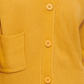 Calvin Klein Women's Cutout V Neck Cardigan Yellow Size X-Small