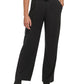 Calvin Klein Women's High Waist Belted Ponte Pants Black Size X-Large