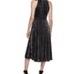 Calvin Klein Women's Velvet Midi Halter Dress Black Size 10