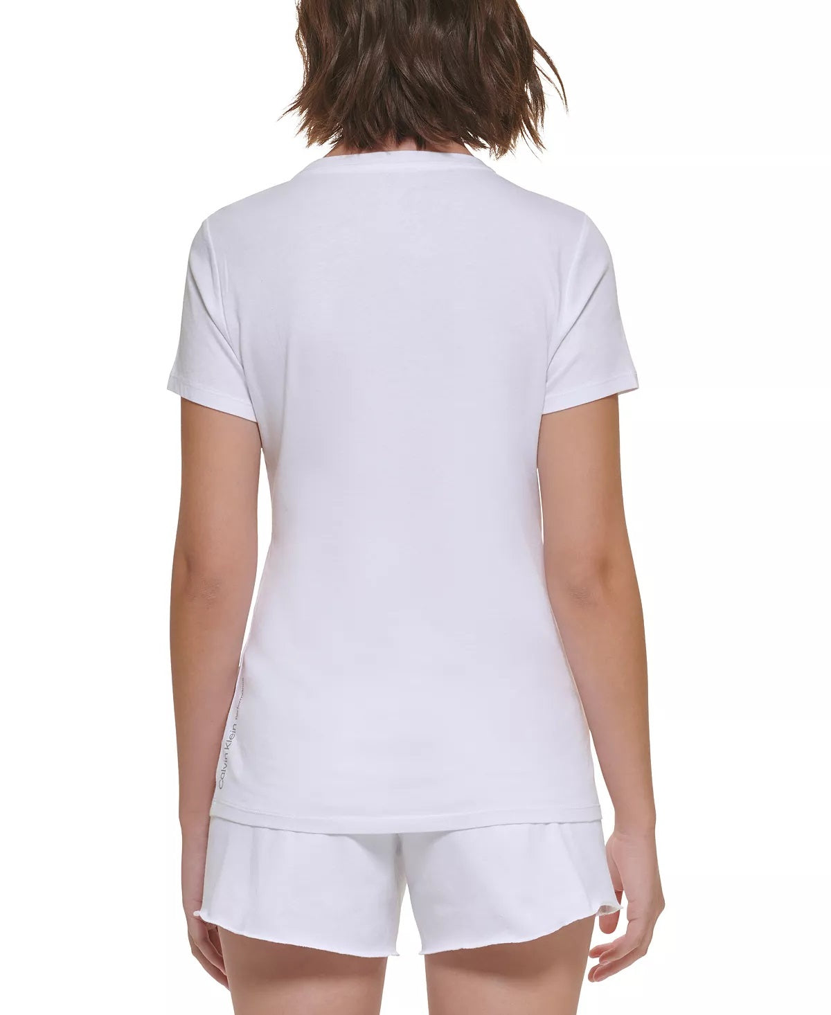 Calvin Klein Women's Logo T-Shirt White Size Large