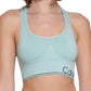 Calvin Klein Women's Impact Racerback Sports Bra Green Size S