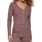 Calvin Klein Women's Slim Fit Cardigan Brown Size Small